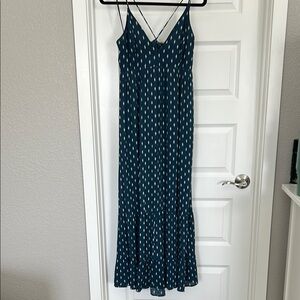 Elegant Teal Maxi Dress